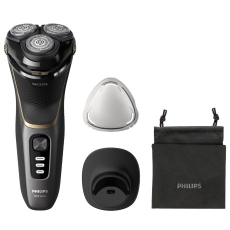 S3342/13 Shaver 3000 Series Sähköparranajokone märkä- ja kuiva-ajoon