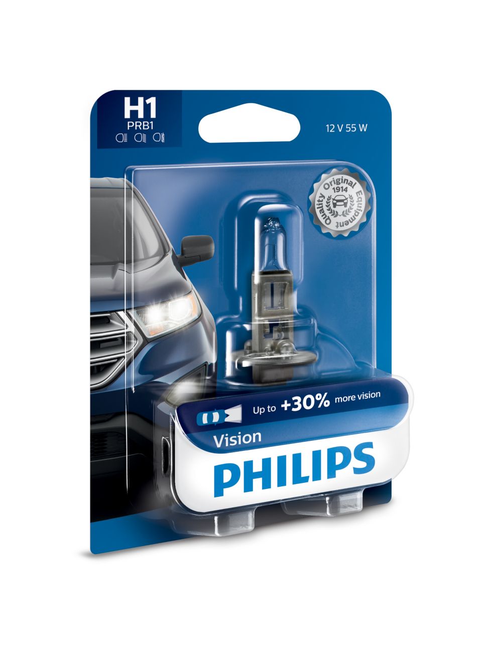 Philips H1 12258XVB1 X-treme Vision Headlight Bulb (Single) – CARMATE®