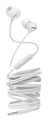 1000 series インイヤー ヘッドホン／マイク付き SHE2405WT/00 | Philips