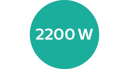محرك احترافي بقوة 2200 واط لنتائج مثالية مشابهة لصالون التجميل