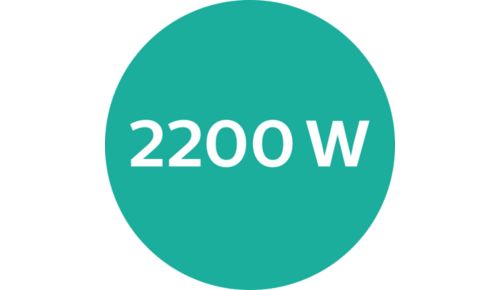 Professionelle Leistung von 2200 W für ein perfektes Ergebnis wie vom Friseur