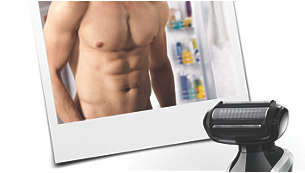 BodyGroom smoothly trims and shaves any area of your body