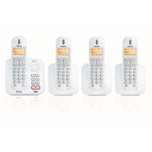 Telesekreterli kablosuz telefon