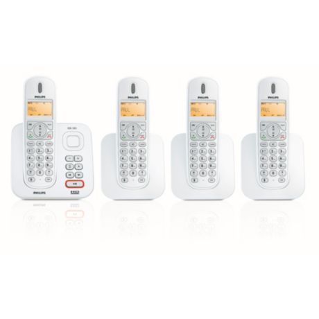 CD2554S/38  Telesekreterli kablosuz telefon