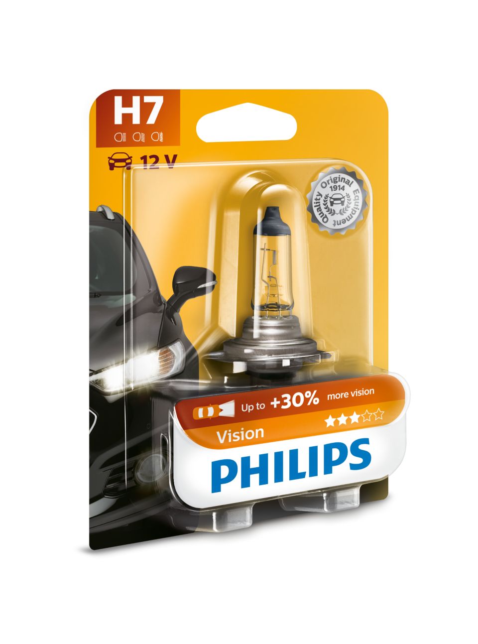 Ampoule de phare H7 12V 55W Philips CityVision moto - pièce équipement