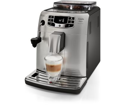 Saeco Intelia Deluxe - Cafetera espresso super automática, con