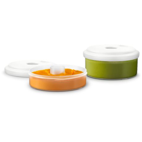 SCF876/02 Philips Avent Pots de conservation pour aliments frais