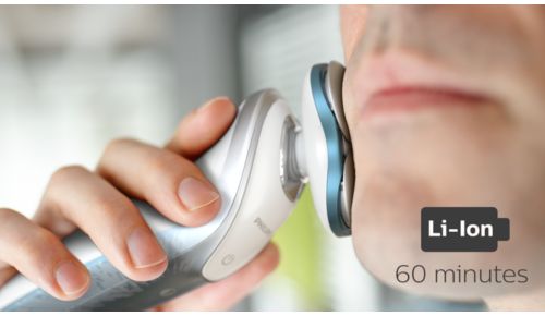 60 Minuten kabellose Rasur nach vollständigem Aufladen