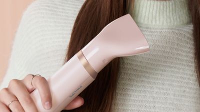 Zúžená koncovka zajišťuje koncentrovaný proud vzduchu