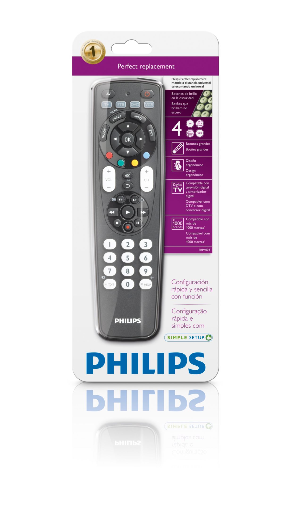 Philips Telecomando universale SRP4004/87
