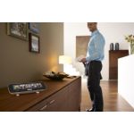 Stylish clock radio with voice messaging