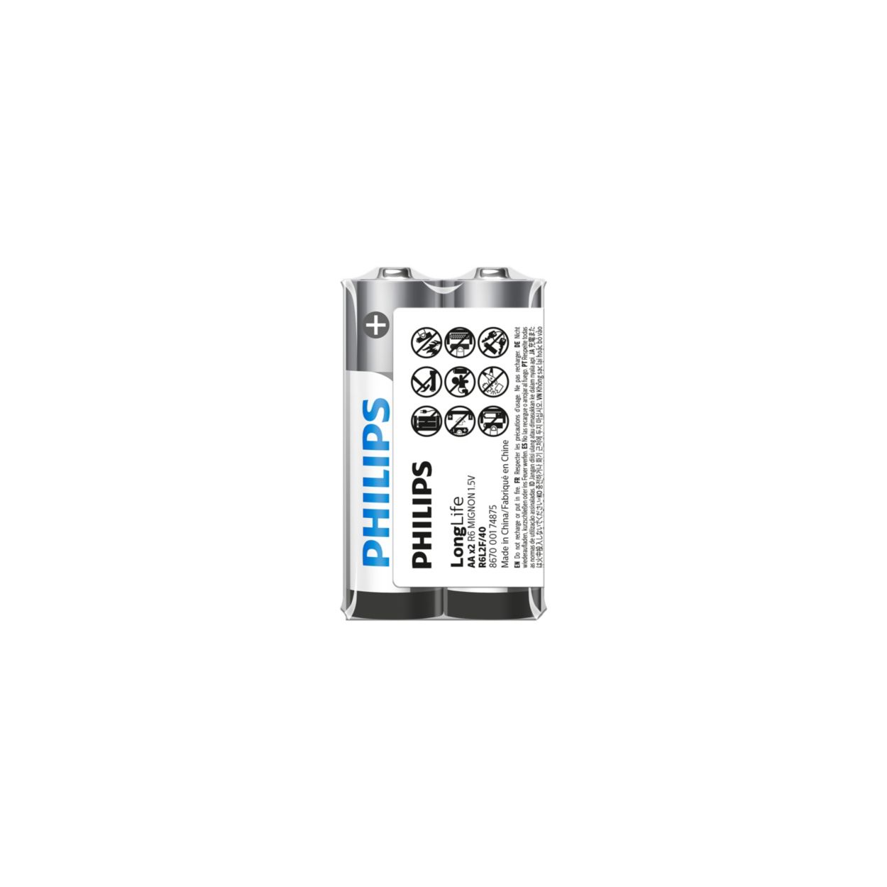 LongLife Battery R6L2F/40 Philips