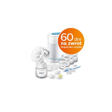 Philips Avent Zestaw startowy z laktatorem i sterylizatorem