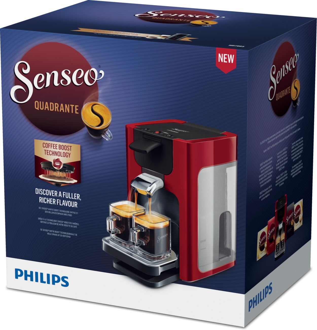 Quadrante Coffee pod machine HD7865/80R1 | SENSEO®