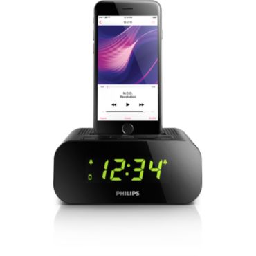 Clock radio for iPod/ iPhone