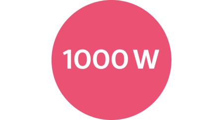 1000W for beautiful results