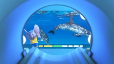Experiencia inmersiva en el escáner de Philips Pediatric Coaching