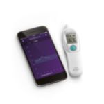 Measures and records your child’s temperature