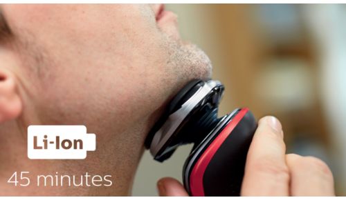 45 Minuten kabellos Rasieren