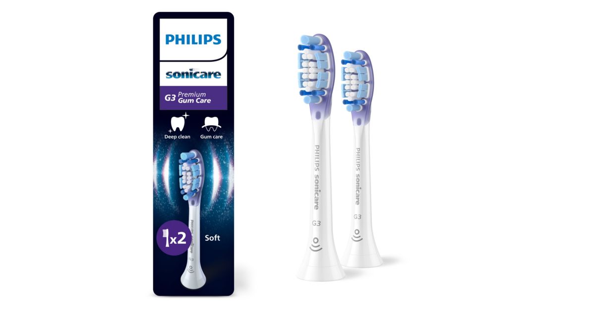 Philips Sonicare Premium Gum Care 2-balenie kefkových nadstavcov HX9052/87 - hlavný produktový obrázok Philips