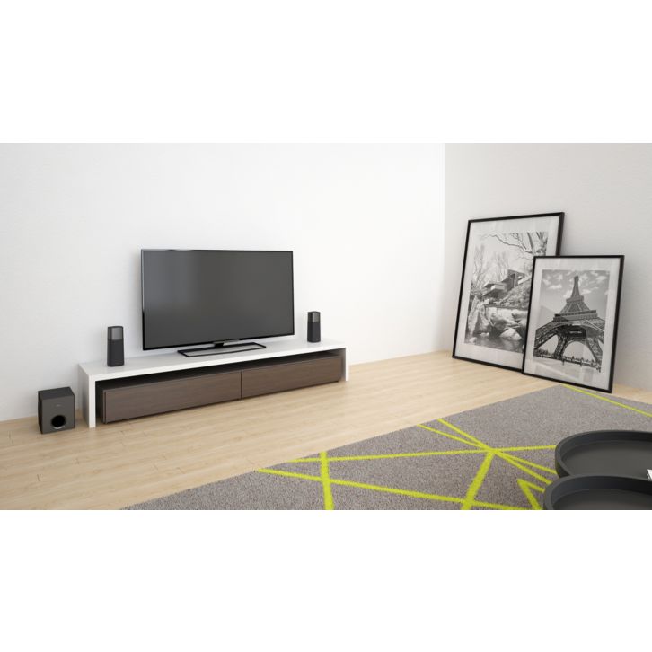 Stereo to surround sound in seconds