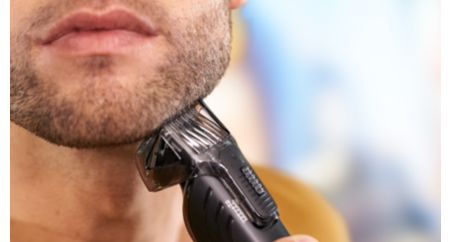 18 réglages de longueur (1-18 mm) pour une barbe uniforme, quelle que soit sa longueur