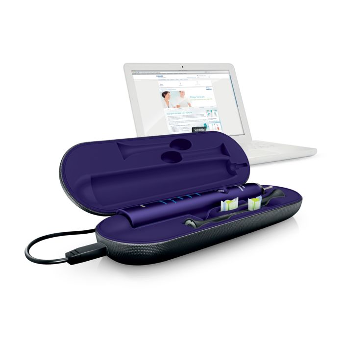 DiamondClean Amethyst Edition Sonic electric toothbrush - Dispense