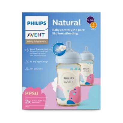 Supports baby's individual drinking rhythm