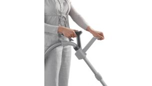 Unique ergonomically designed PostureProtect handle