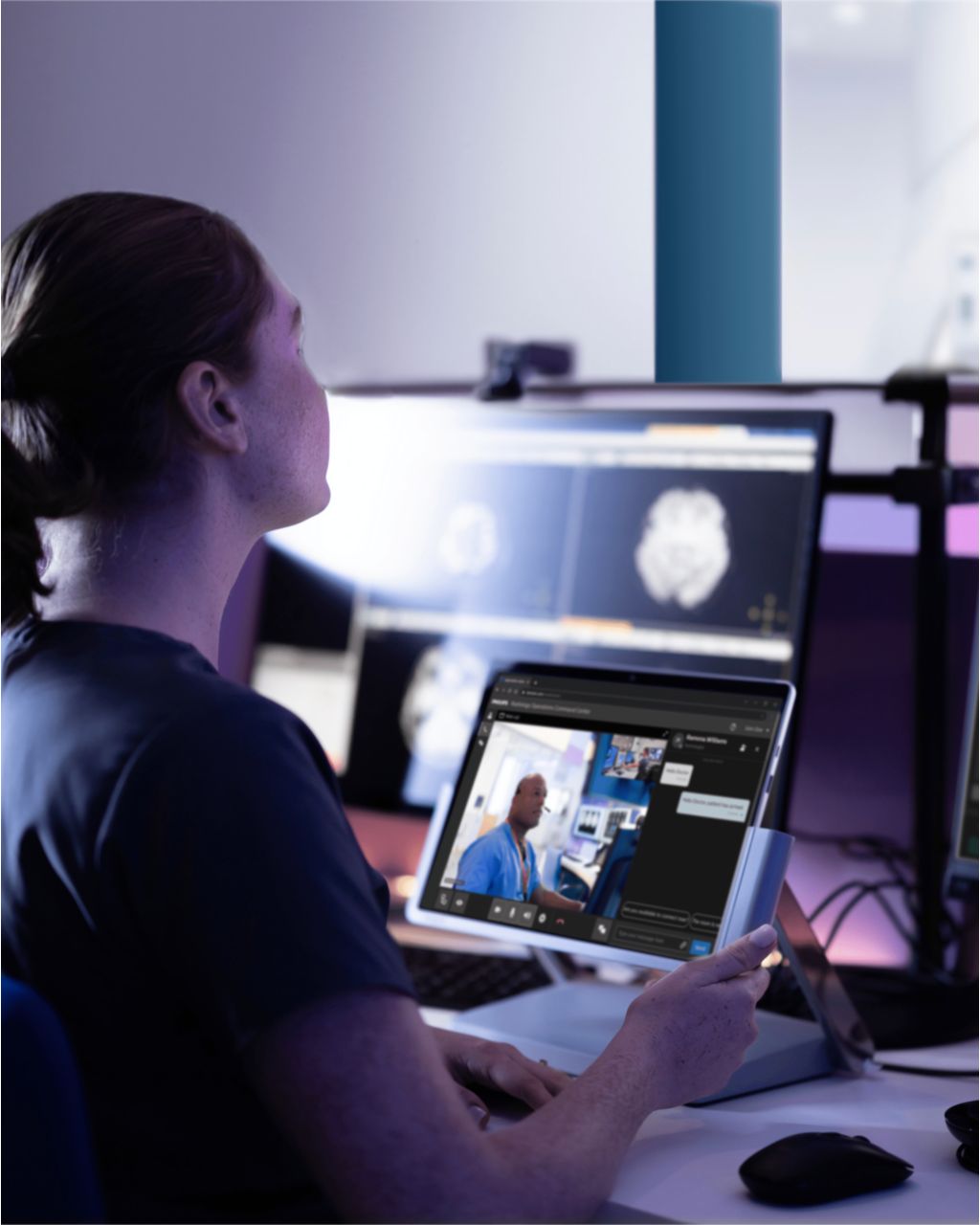 imaging expert using Radiology Operations Command Center