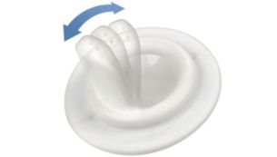 Soft non-spill drinking spout