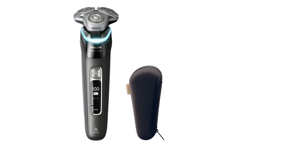i9000 Prestige 搭载SkinIQ 技术的干湿两用电动剃须刀XP9200/05 | 飞利浦