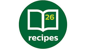Livre de recettes inclus pour des idées à chaque repas