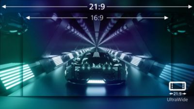 CrystalClear images with UltraWide QHD 3440 x 1440 pixels