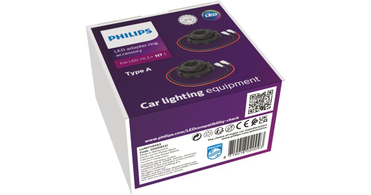 Accessories for LED upgrade Type A adapter rings LUM11184X2/10 | Philips