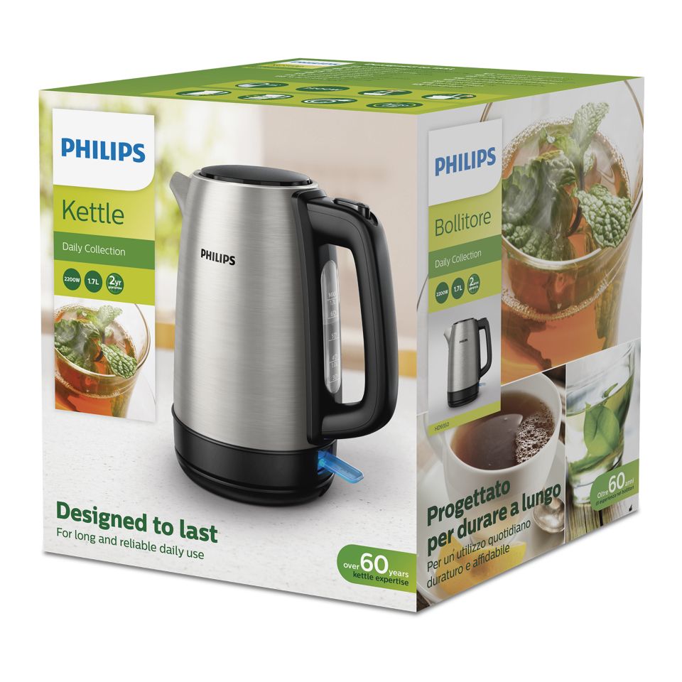 Acquista Philips HD9359/90 Avance Bollitore senza filo acciaio inox, Nero  da Conrad