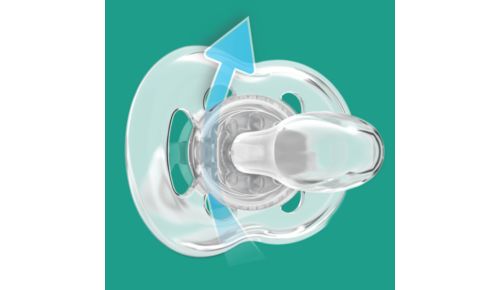 Los agujeros de aireación extra permiten que la piel del bebé transpire