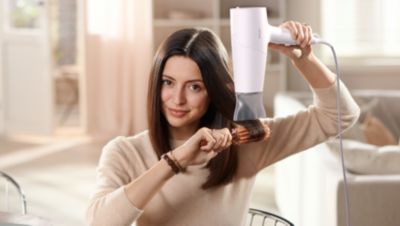 Slim nozzle for touch-ups and detailed styling