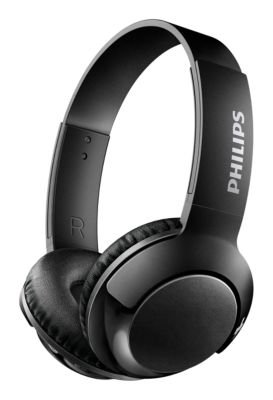 BASS+ Wireless On Ear Headphone with mic SHB3075BK/27 | Philips