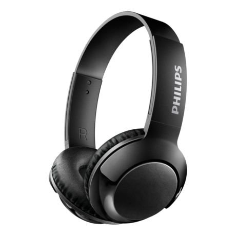 SHB3075BK/00  Auriculares de diadema inalámbricos con micro