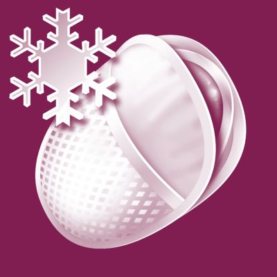 Rukavica za hlađenje ledom umiruje kožu, ostavljajući je glatkom i sjajnom