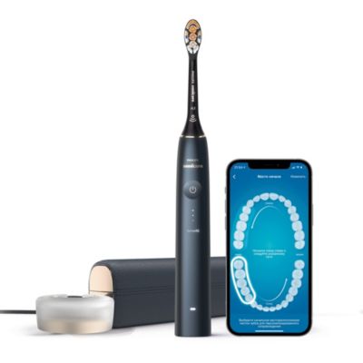 Philips Sonicare 9900 Prestige Электрическая звуковая зубная щетка  HX9992/12 | Sonicare