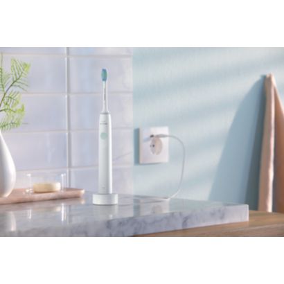 Goodbye manual toothbrush. Hello Sonic technology.