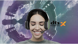 A tecnologia DTS Headphone: X 2.0 conta com som surround 7.1