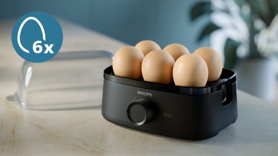 Family sized with six-egg capacity