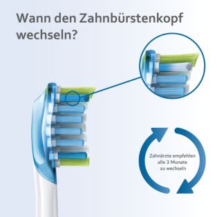 Sonicare C3 Premium Plaque Defence 4x Schwarze Bürstenköpfe für Schallzahnbürste