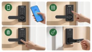 Multiple unlock methods fit your lifestyle