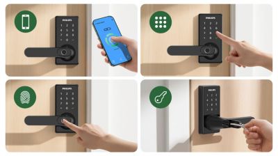 Multiple unlock methods fit your lifestyle