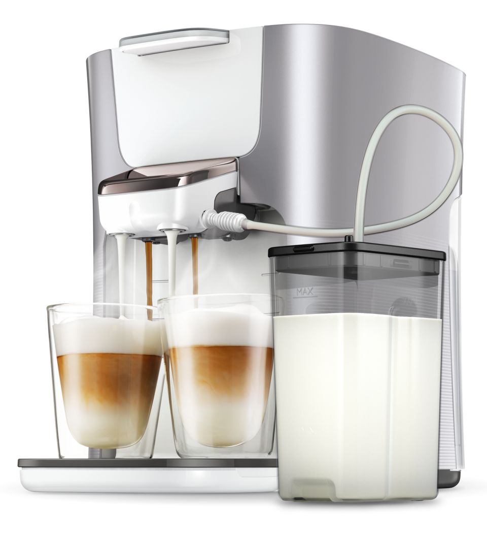 Mens weg te verspillen Derbevilletest Latte Duo Plus Coffee pod machine HD6574/20R1 | SENSEO®