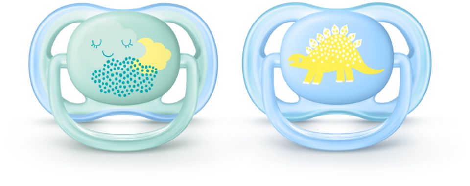 A light, breathable pacifier